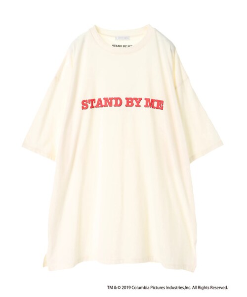E hyphen world gallery（イーハイフンワールドギャラリー）の「MOVIE BIG T（トップス・オフホワイト/ホワイト/チャコールグレー/ブラック/ブルー・F）」の12枚目の写真