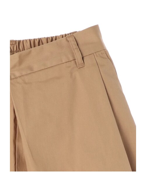 E hyphen world gallery(イーハイフンワールドギャラリー)の「【先行予約】T/Cツイルタックショートパンツ(パンツ・ブラック/ベージュ・F)」の4枚目の写真