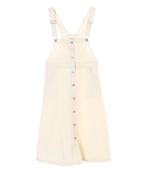 E hyphen world gallery（イーハイフンワールドギャラリー）の「【先行予約】オーバーオール（オールインワン・サロペット・オフホワイト/ブラック/ベージュ・F）」の7枚目の写真