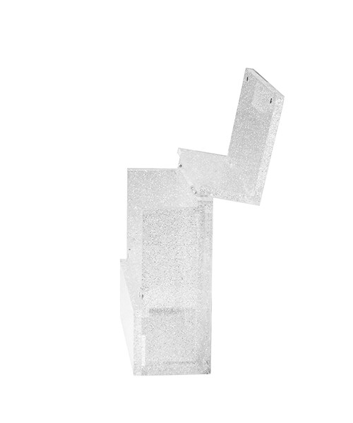 202FACTORY（202ファクトリー）の「LOLA BOX CLUTCH BAG（バッグ・レディース・TRANSPARENT GLITTER・*15.5M X 13CM X 5.5CM）」の4枚目の写真