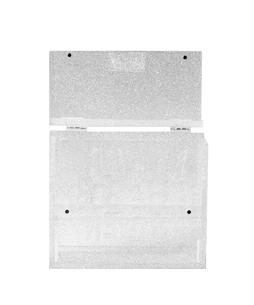 202FACTORY（202ファクトリー）の「LOLA BOX CLUTCH BAG（バッグ・レディース・TRANSPARENT GLITTER・*15.5M X 13CM X 5.5CM）」の5枚目の写真