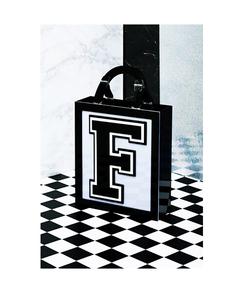 202FACTORY（202ファクトリー）の「LO SHOPPER BAG（バッグ・レディース・BLACK + WHITE・*23CM X 27CM X 8CM）」の4枚目の写真