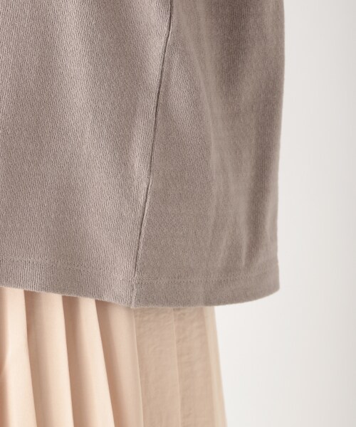 studio CLIP(スタディオクリップ)の「袖レースカットソープルオーバー(トップス・ライトグレー/アイボリー/ネイビー)」の13枚目の写真