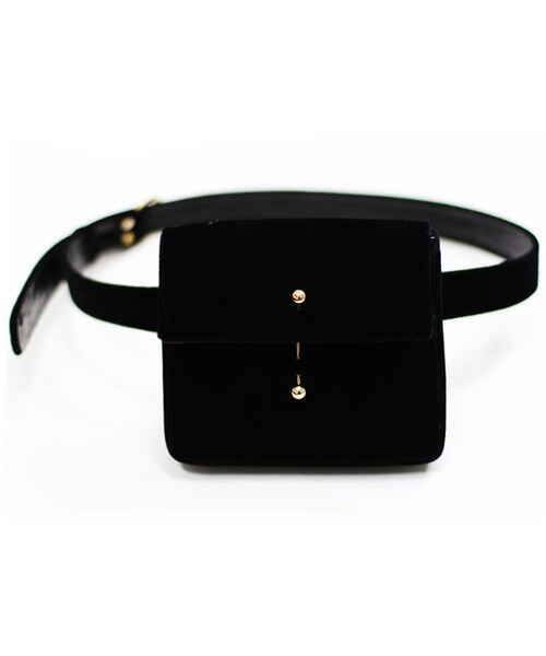 202FACTORY(202ファクトリー)の「VELVET MINI BELTED BAG(バッグ・レディース・その他・BAG : 12.5cm x 10.5cm x 2.5cm/BELT: 89cm x2.5cm)」の1枚目の写真