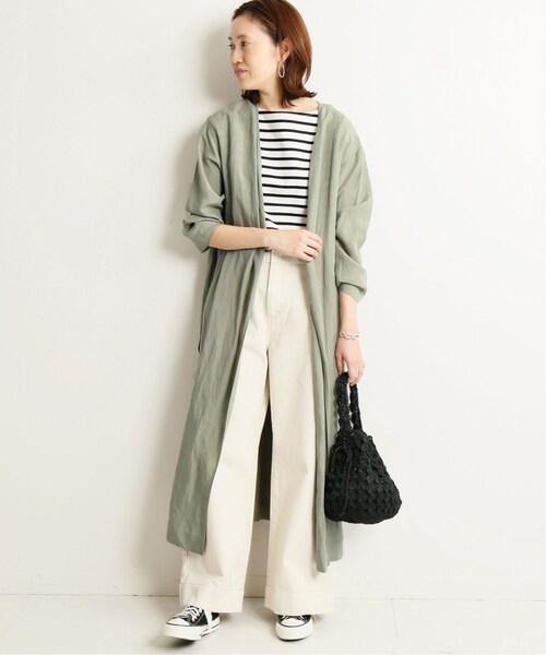 ★you★SLOBE IENA topthermo コート　カーキ36 ☆you様専用☆SLOBE IENA topthermo コート カーキ36
