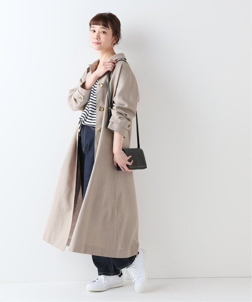 SLOBE IENA（スローブイエナ）の「ベージュ（ジャケット/アウター・ベージュ/フリー/在庫あり）」の2枚目の写真