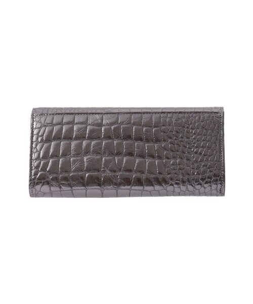★新品★Les sacs Adam　レザー長財布　クロコ型押し　エナメル　日本製 ☆新品☆Les sacs Adam レザー長財布 クロコ型押し エナメル 日本製の