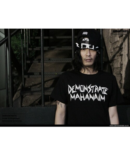 DEMONSTRATE（デモンストレート）の「MAHANAIM BANDANA BLACK（その他・メンズ・その他・ONESIZE）」の3枚目の写真
