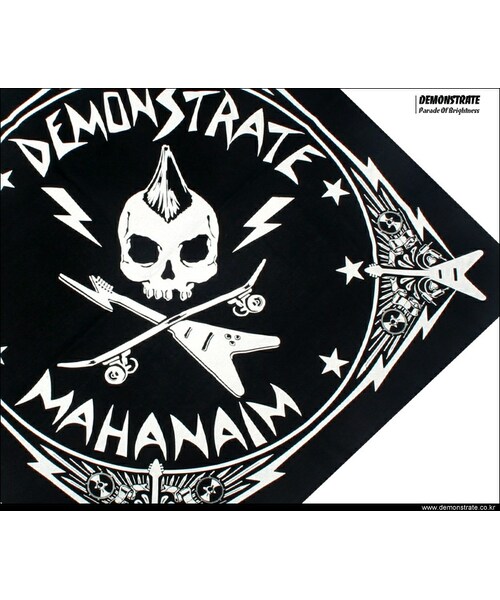 DEMONSTRATE（デモンストレート）の「MAHANAIM BANDANA BLACK（その他・メンズ・その他・ONESIZE）」の9枚目の写真