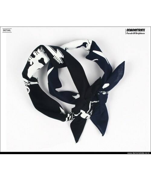 DEMONSTRATE（デモンストレート）の「MAHANAIM BANDANA BLACK（その他・メンズ・その他・ONESIZE）」の8枚目の写真