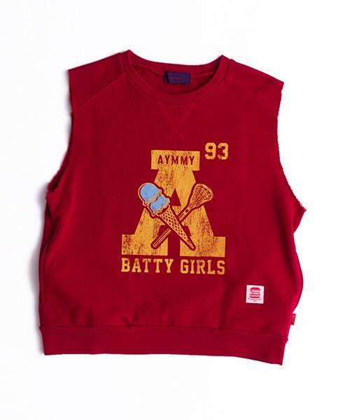 Aymmy in the batty girls(エイミーインザバッティーガール)の「BAD CLUB SWEAT(トップス・レディース・レッド/グリーン/ブラック・M)」の10枚目の写真
