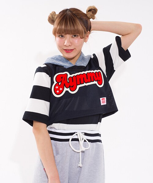 Aymmy in the batty girls（エイミーインザバッティーガール）の「SKATING VEST（トップス・レディース・ブルー/ブラック・M）」の3枚目の写真