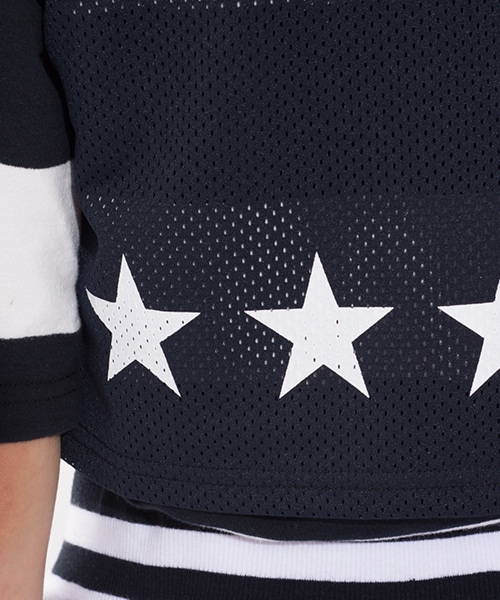 Aymmy in the batty girls（エイミーインザバッティーガール）の「SKATING VEST（トップス・レディース・ブルー/ブラック・M）」の6枚目の写真