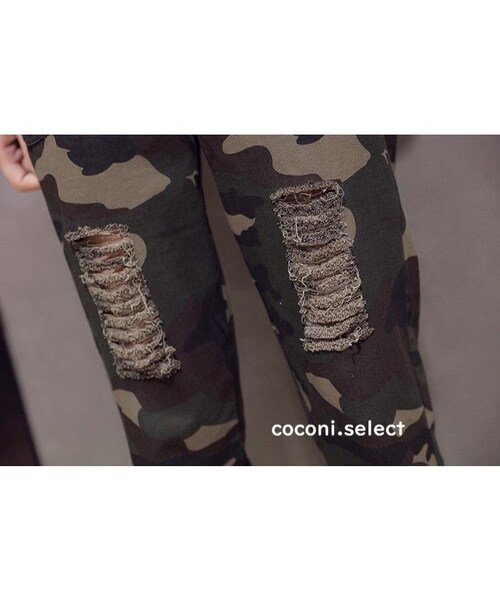 no brand（ノーブランド）の「CO159: ミリタリーロンパース（サロペット/オーバーオール・レディース・その他）」の6枚目の写真