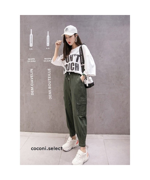 No Brand ノーブランド の Co156 シンプルサルエルパンツ その他パンツ Wear