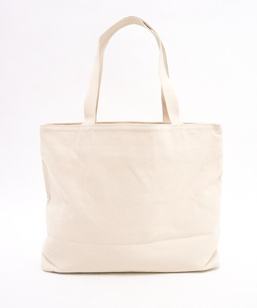 Hamble by Par Avion(ハンブルバイパラビオン)の「ハンカチ刺しゅうトートBAG(ファッション雑貨・レディース・オフホワイト【5月上旬お届け予定】・ワンサイズ)」の2枚目の写真