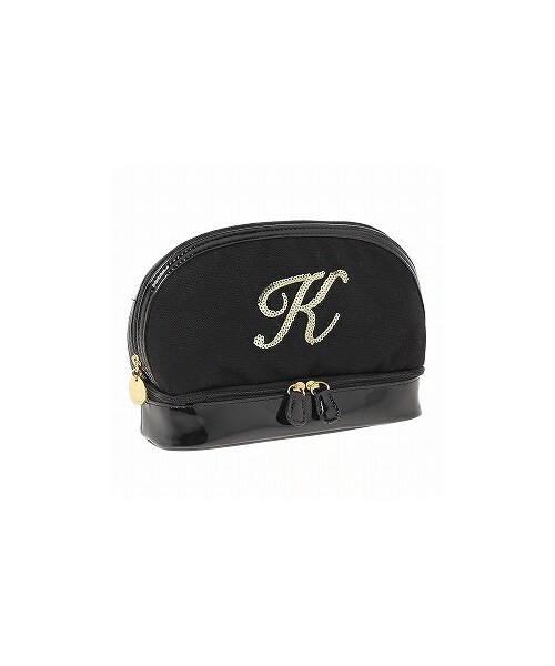 ジュエルナローズ ジュエルナローズ の ジュエルナローズ イニシャルポーチ ブラック K 322 05 アクセサリー Wear