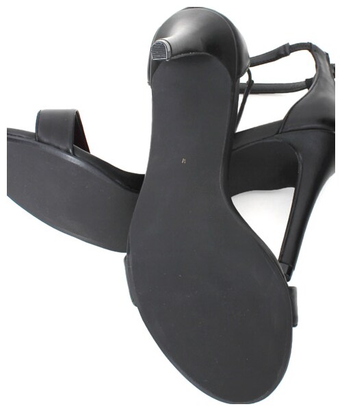 RANDA（ランダ）の「★予約★RANDA by fashionvibe　pin heel sandals/ES3390[0430]（ヒール9.5cm以上・レディース・ブラック・S/M/L/LL/3L/4L）」の6枚目の写真