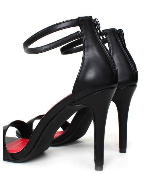 RANDA（ランダ）の「★予約★RANDA by fashionvibe　pin heel sandals/ES3390[0430]（ヒール9.5cm以上・レディース・ブラック・S/M/L/LL/3L/4L）」の5枚目の写真