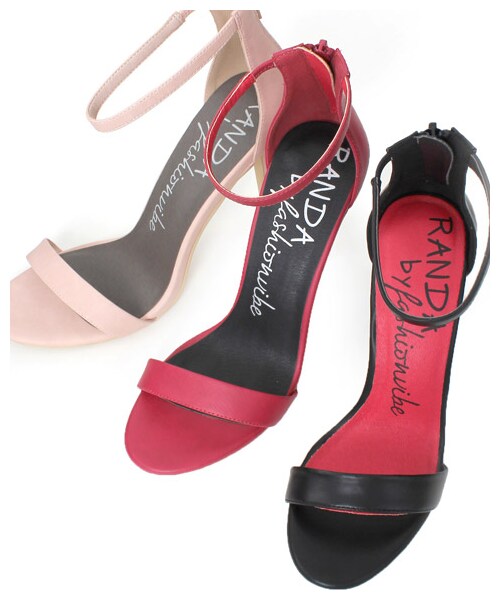 RANDA（ランダ）の「★予約★RANDA by fashionvibe　pin heel sandals/ES3390[0430]（ヒール9.5cm以上・レディース・ブラック・S/M/L/LL/3L/4L）」の8枚目の写真
