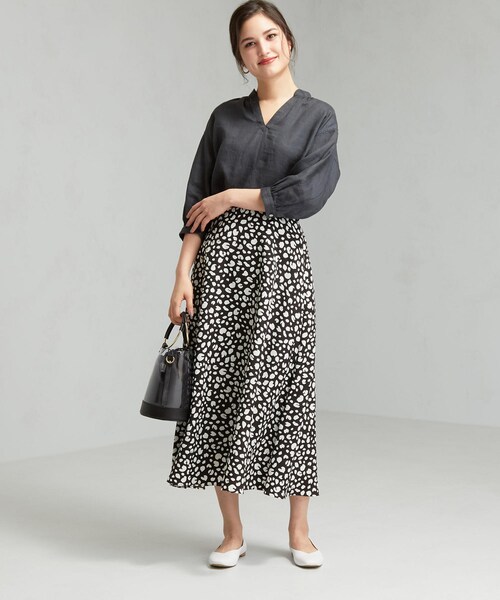 green label relaxing(グリーンレーベルリラクシング)の「CFC レオパード プリント フレア スカート(その他・レディース・その他・36, 38)」の6枚目の写真