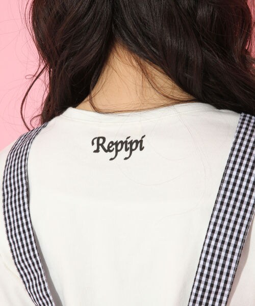 repipi armario(レピピ アルマリオ)の「ビスチェツキTシャツ(トップス・ブラック(ハナガラ)/ブラック(ギンガムチェック)/レッド(マドラスチェック))」の13枚目の写真