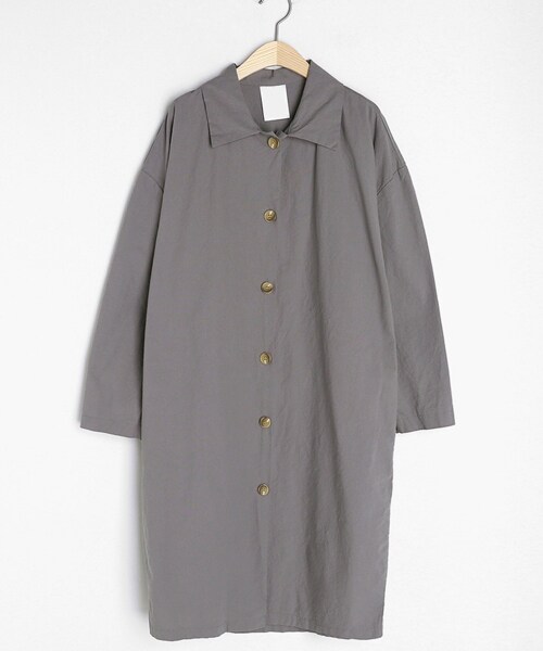 DHOLIC(ディーホリック)の「コットンロングシャツジャケット(シャツ/ブラウス・レディース・ホワイト/ベージュ/グレー・FREE)」の2枚目の写真