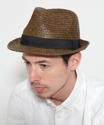 GLOBAL WORK | ラフィアブレードハット(アクセサリー)