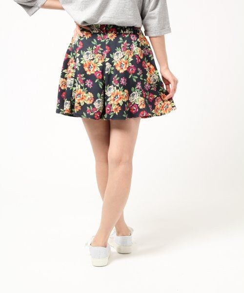 LEPSIM（レプシィム）の「プリントサーキュラーキュロット（パンツ・レディース・エスニック/ピンク（オオナバガラ）/タショクフラワー・FREE SIZE）」の5枚目の写真