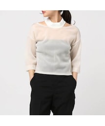 AULA AILA | AULA AILA スリット カラー トップス(Tシャツ/カットソー)