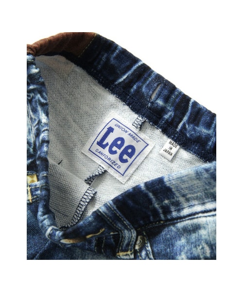 URBAN RESEARCH DOORS（アーバンリサーチドアーズ）の「Lee ミニ裏毛デニムプリントハーフセーレン(KIDS)（その他・キッズ・BLUE・90/100/110）」の3枚目の写真