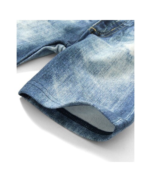 URBAN RESEARCH DOORS（アーバンリサーチドアーズ）の「Lee ミニ裏毛デニムプリントハーフセーレン(KIDS)（その他・キッズ・BLUE・90/100/110）」の5枚目の写真