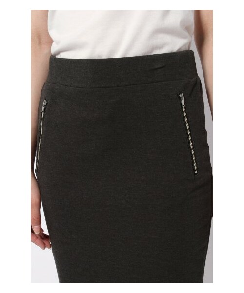 JOURNAL STANDARD relume（ジャーナルスタンダード　レリューム）の「ストレッチミニウラケタイトスカート（ミニスカート・レディース・ブラック/グレー・フリー）」の6枚目の写真