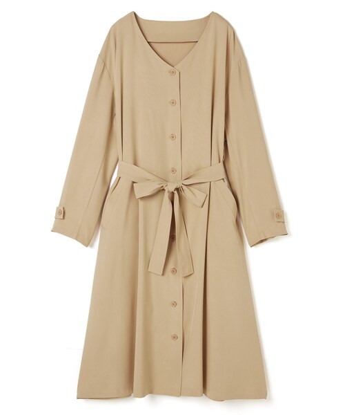 GRL（グレイル）の「2wayバックプリーツワンピコート（ワンピース