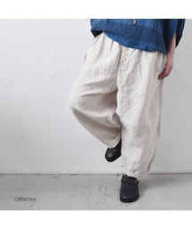hagumu（ハグム）の「hagumu: リネンサルエルパンツ（その他