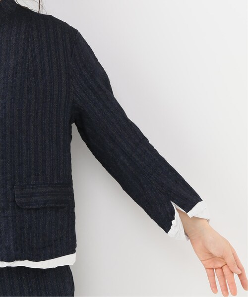 H+HANNOH WESSEL　ストライプジャケット　イタリア製 JOURNAL STANDARD LUXE（ジャーナルスタンダード ラックス）の