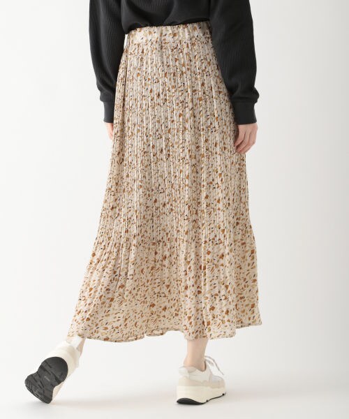 studio CLIP(スタディオクリップ)の「プリント消しプリーツスカート(スカート・ブラック/ベージュ)」の5枚目の写真