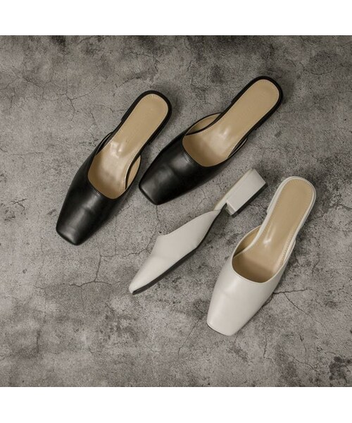 no brand（ノーブランド）の「flat sabot / 2collar（サンダル・レディース・その他）」の2枚目の写真