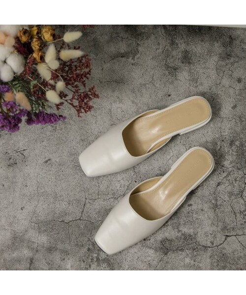 no brand（ノーブランド）の「flat sabot / 2collar（サンダル・レディース・その他）」の3枚目の写真