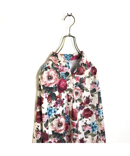 USED（ユーズド）の「Multi flower shirt（シャツ/ブラウス・レディース・その他）」の5枚目の写真