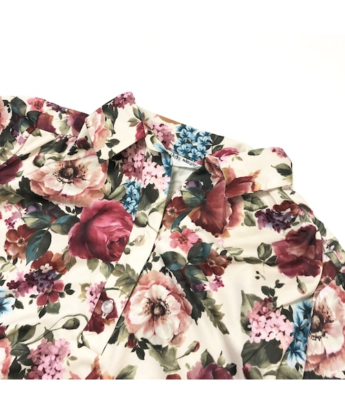 USED（ユーズド）の「Multi flower shirt（シャツ/ブラウス・レディース・その他）」の8枚目の写真