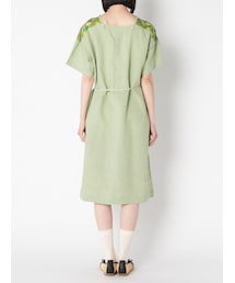 ANTIPAST アンティパスト　リネン100%　日本製　ロングワンピース ANTIPAST（アンティパスト）の「ワンピース Embroidery Dress