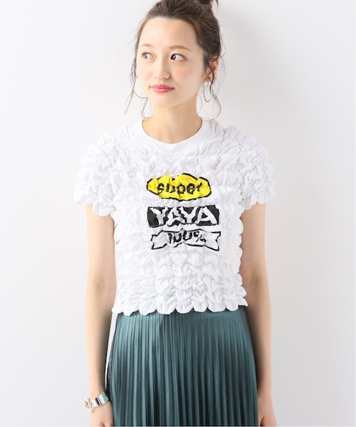 CITYSHOP（シティーショップ）の「【SUPER YAYA】100% Crushed（トップス・ホワイト/M）」の4枚目の写真