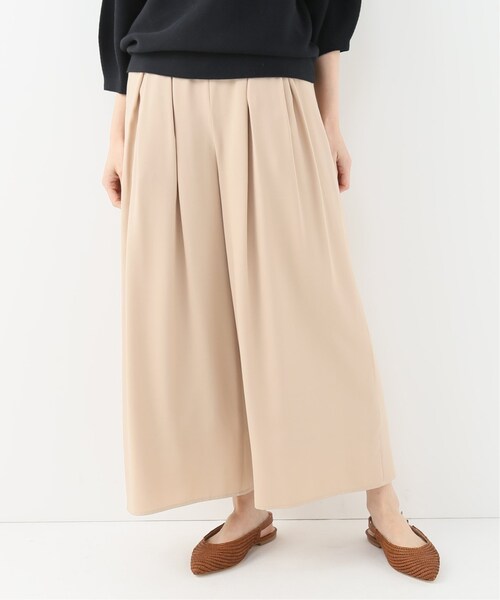 Spick & Span（スピックアンドスパン）の「タックフレアワイドパンツ 