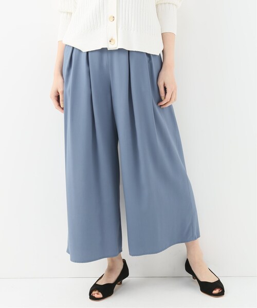 Spick & Span（スピックアンドスパン）の「タックフレアワイドパンツ 