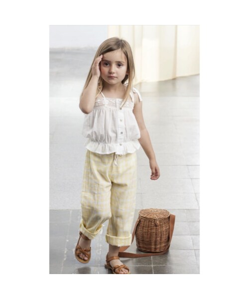 cache cache（カシュ カシュ）の「tocoto vintage birkin straw bag（かごバッグ・キッズ・その他）」の2枚目の写真