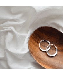 no brand | [ NEW ]Silver Hoop Earrings(イヤリング)