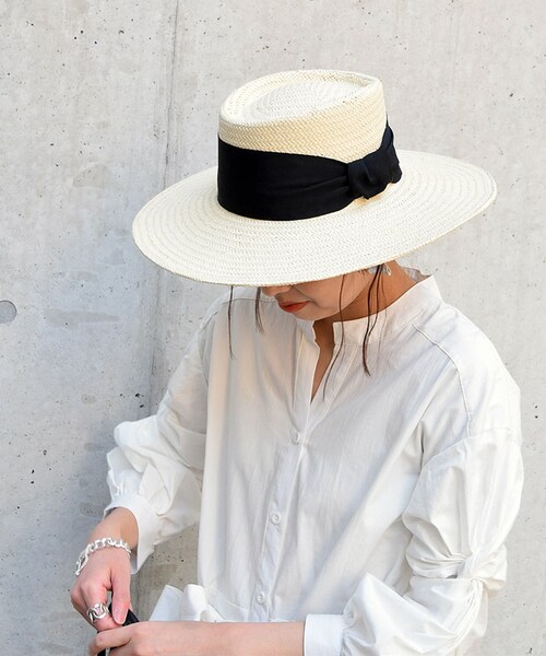 no brand（ノーブランド）の「Ribbon Hat（ハット・レディース・その他）」の2枚目の写真