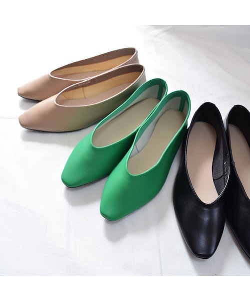 no brand（ノーブランド）の「ポインテッドフラットshoes（パンプス・レディース・その他）」の2枚目の写真