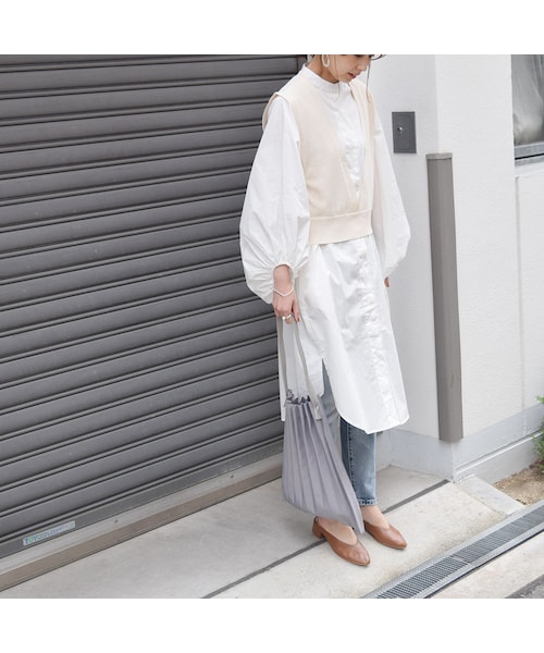 no brand（ノーブランド）の「[RE-ARRIVAL ]バルーンシャツOP（ワンピース・レディース・その他）」の8枚目の写真